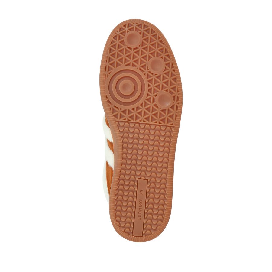 женские зимние кеды EKONIKA EN01358CN-21-cognac-25W, фото 5