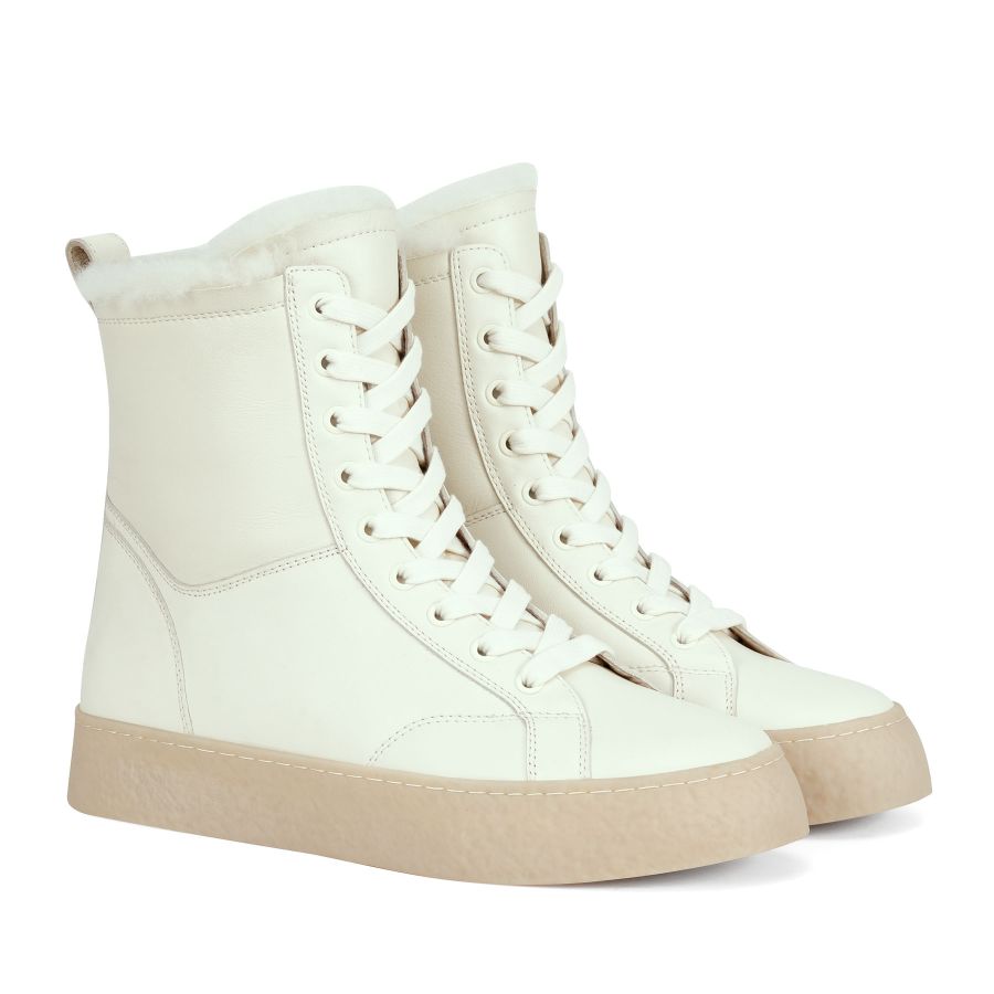 женские зимние кеды EKONIKA EN01593CN-20-crema-25W, фото 2