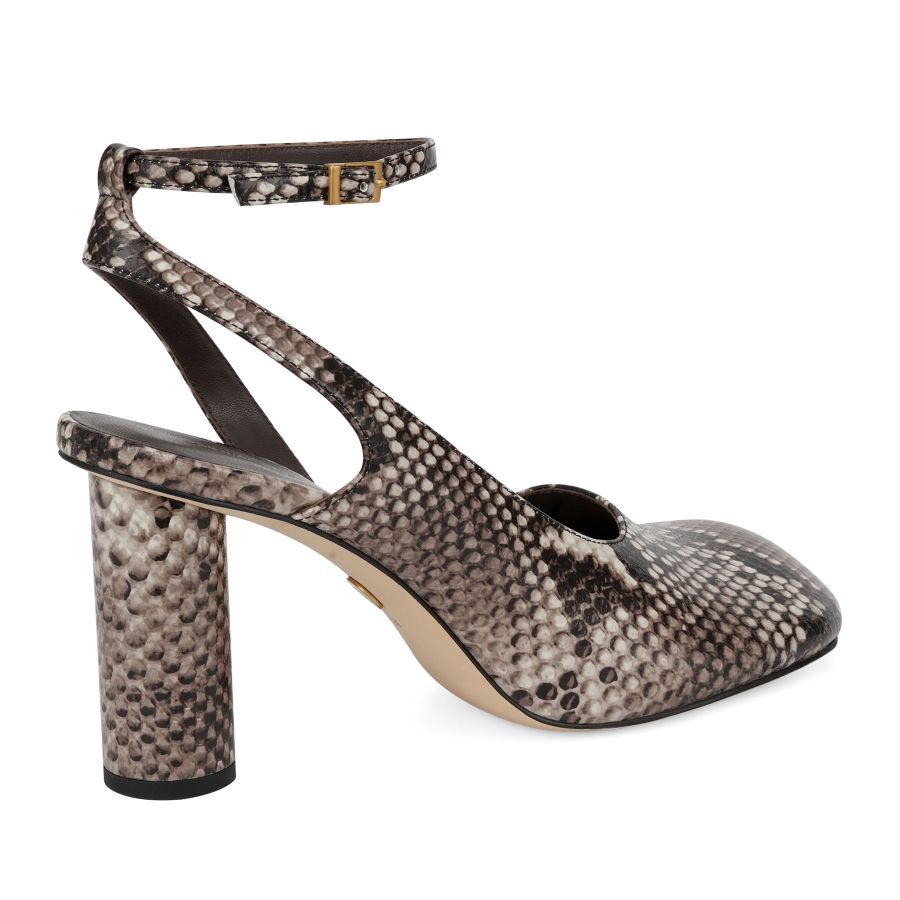 женские туфли слингбэки EKONIKA PREMIUM PM00869CN-01-snake.brown-25S, фото 5