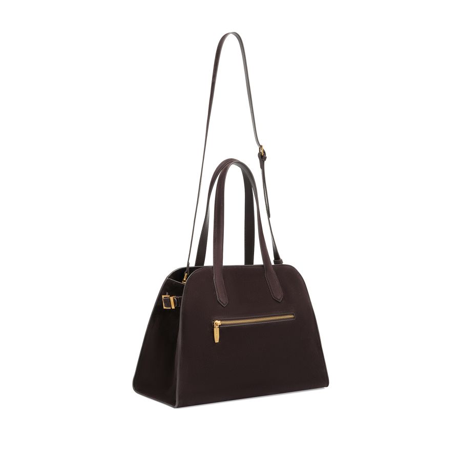 женский шоппер и кошелек (комплект) EKONIKA PREMIUM PM38358-1-coffee-24W, фото 4