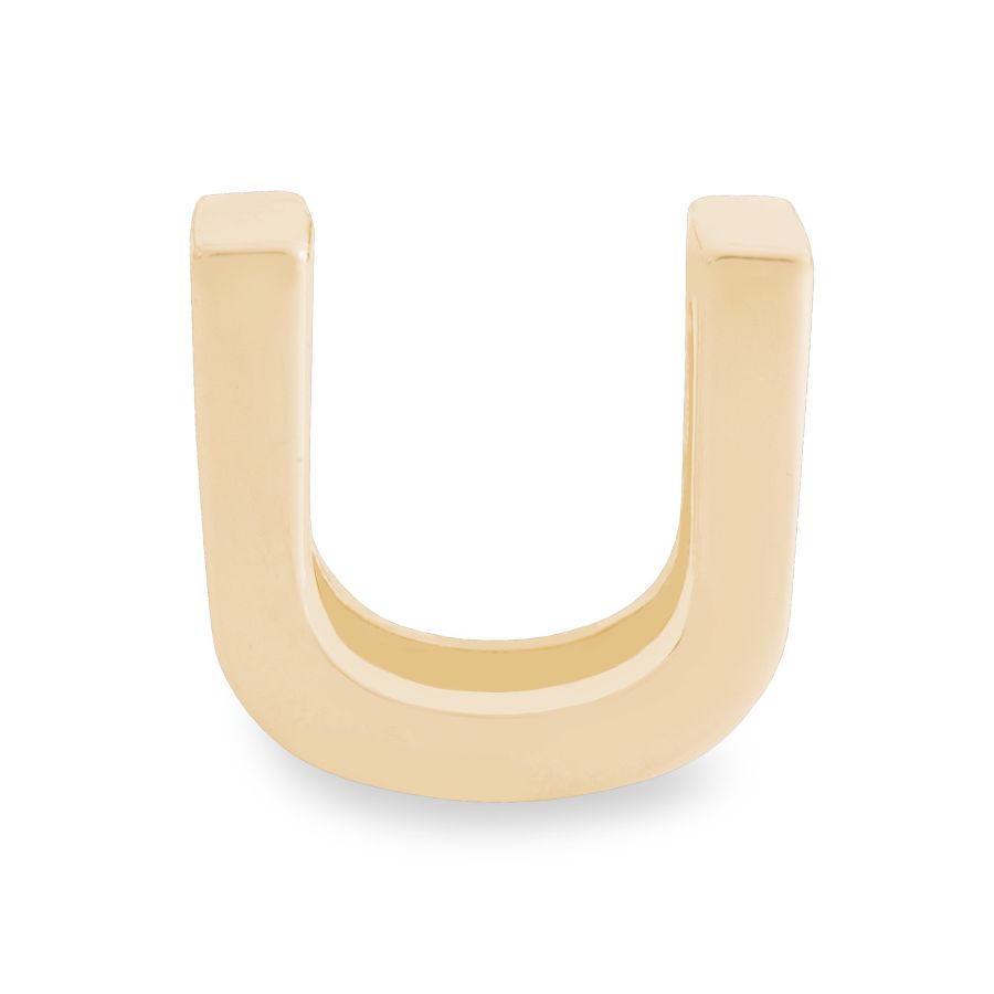подвеска маленькая буква U EKONIKA EN-U-small-gold-UNI, фото 1