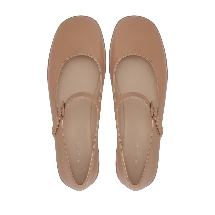 женские балетки Мэри Джейн EKONIKA EN01301CN-01-tawny-25S, фото 3