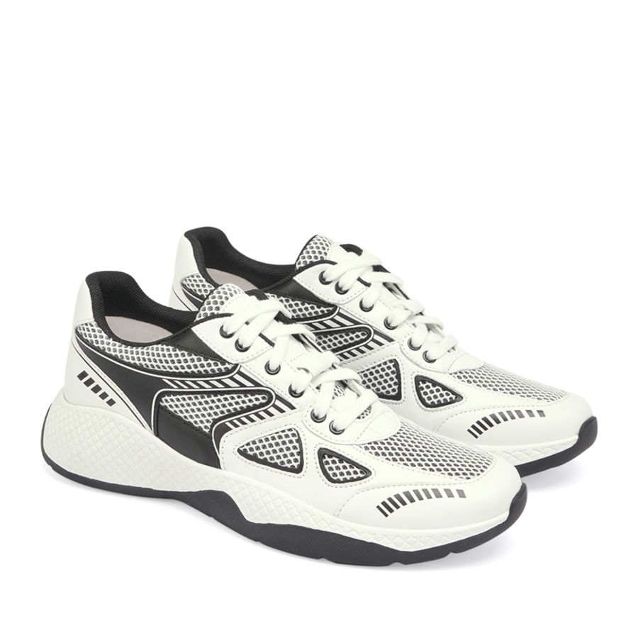женские демисезонные кроссовки EKONIKA PREMIUM PM00833CN-03-white-black-24W, фото 3