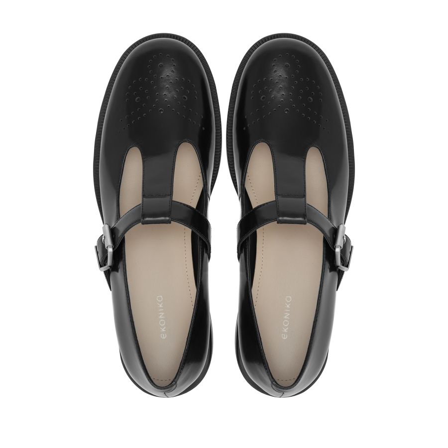 женские туфли Мэри Джейн EKONIKA EN00913CN-05-black-25W, фото 3