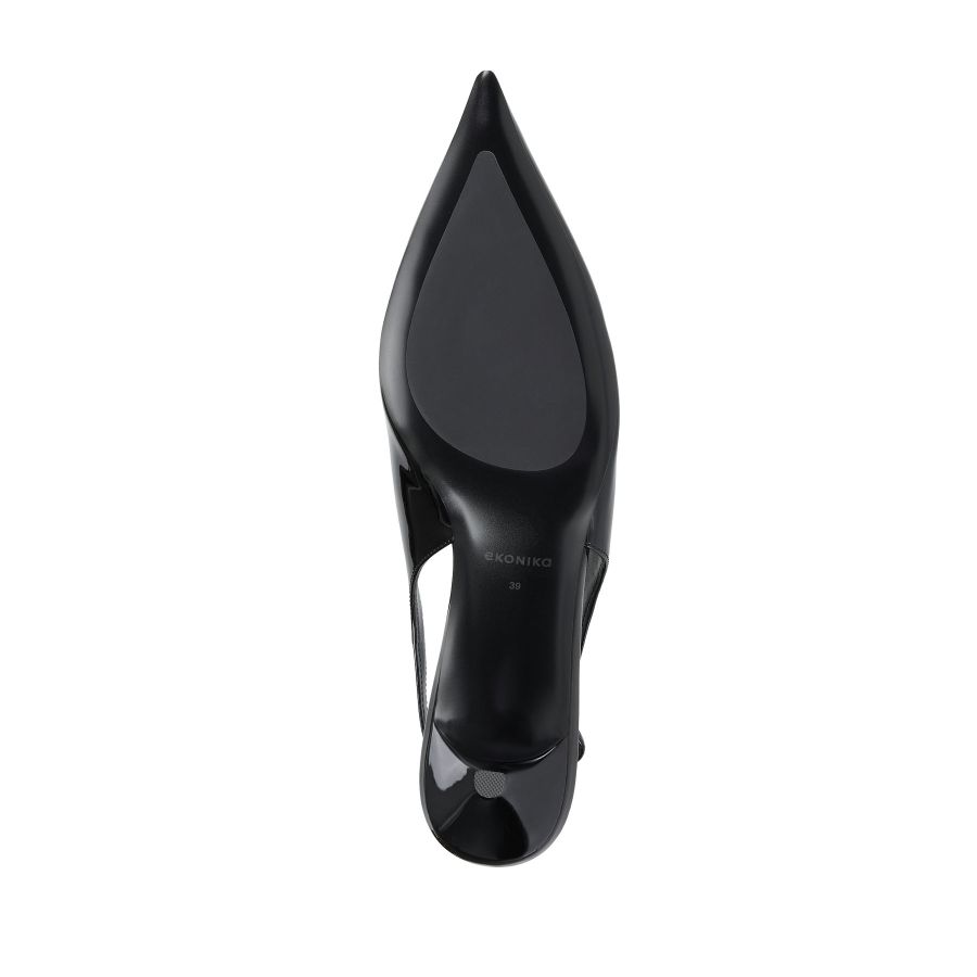 женские туфли слингбэки EKONIKA EN01133CN-04-black-25S, фото 4