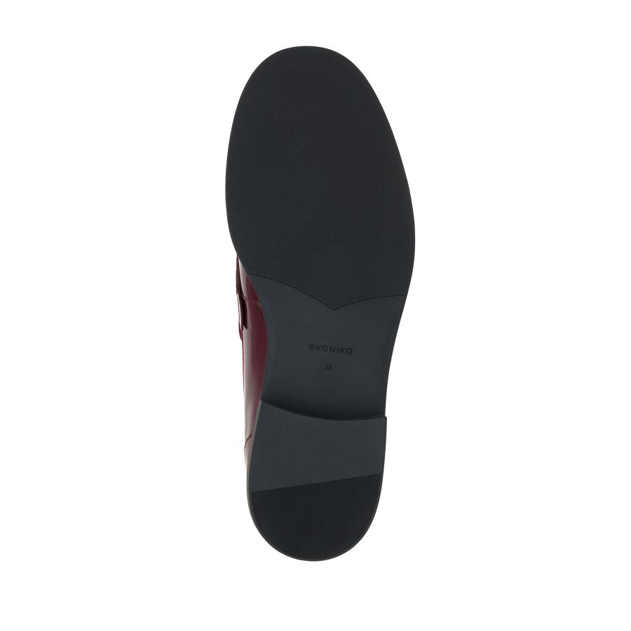 женские демисезонные лоферы EKONIKA EN00450CN-11-L-cherry-25W, фото 4