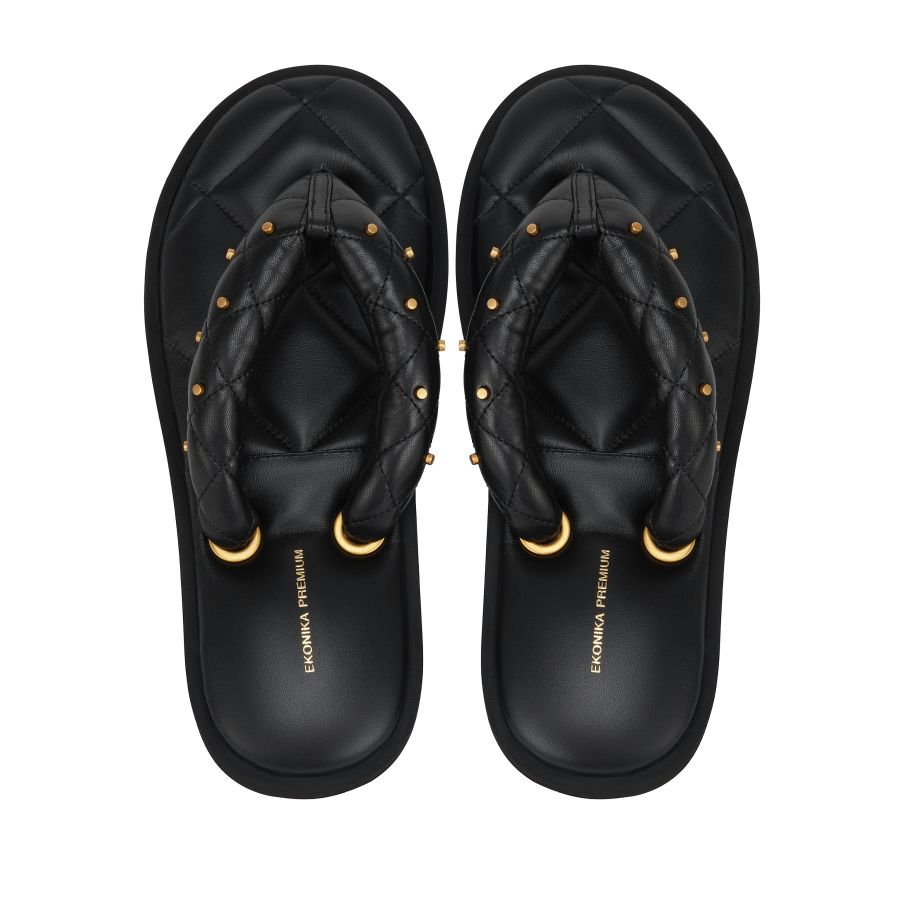 женские летние вьетнамки EKONIKA PREMIUM PM01287CN-02-black-25S, фото 3