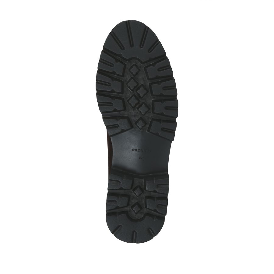женские демисезонные лоферы EKONIKA EN00446CN-06-dk.brown-25W, фото 4