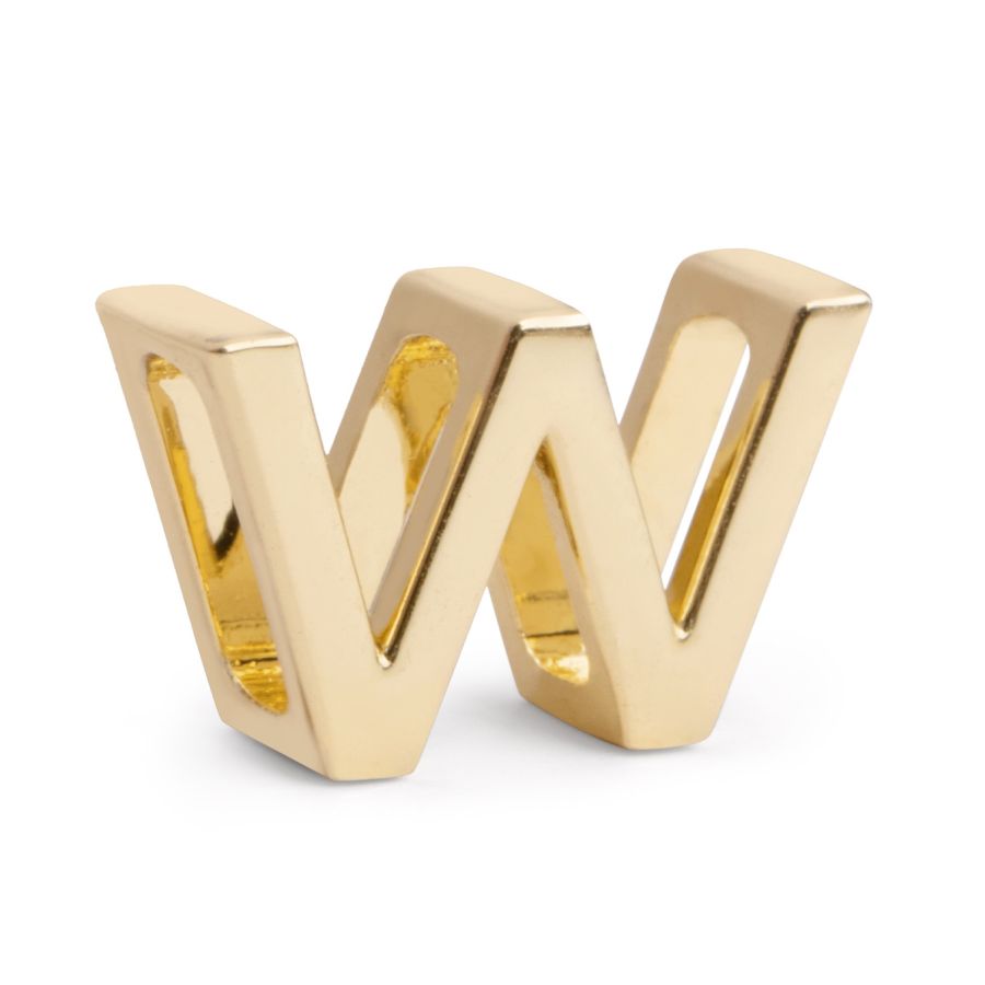 подвеска маленькая буква W EKONIKA EN-W-small-gold-UNI, фото 3