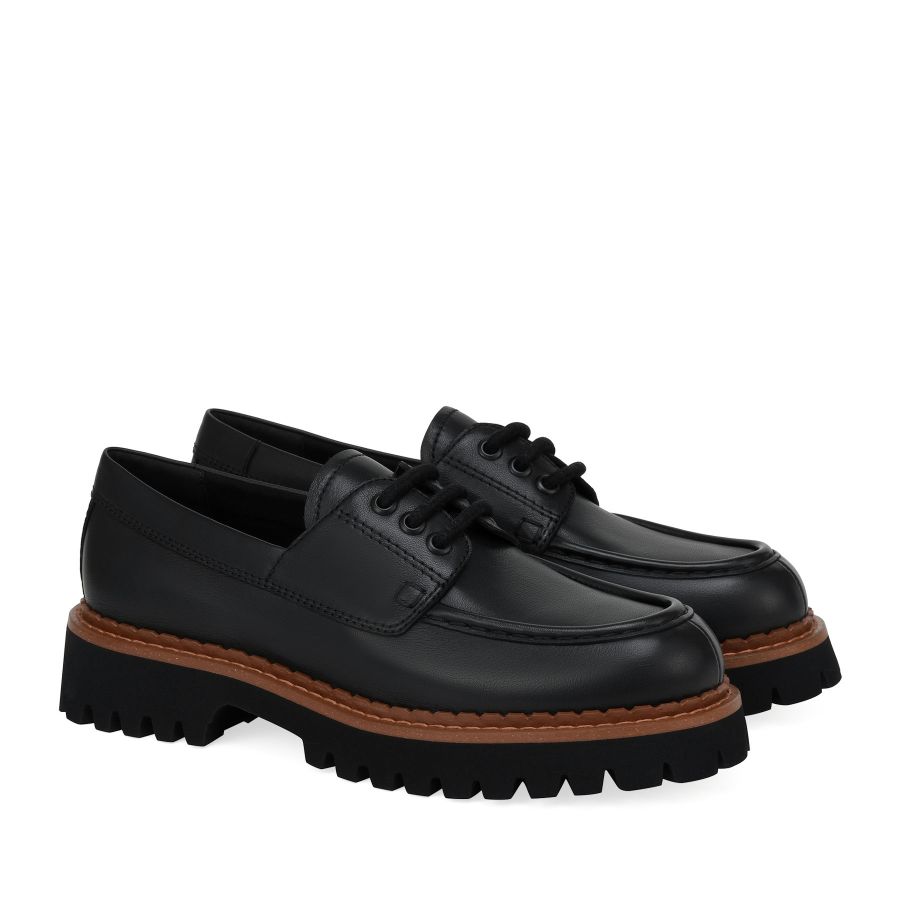 женские демисезонные топсайдеры EKONIKA EN01316CN-01-black-25S, фото 2