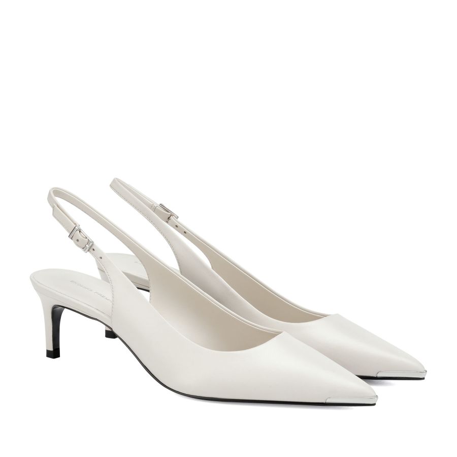 женские туфли слингбэки EKONIKA PREMIUM PM00801CN-01-off.white-25S, фото 2