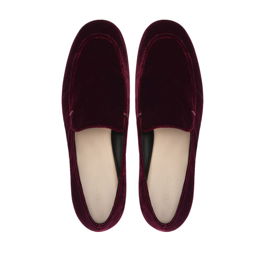 женские демисезонные лоферы EKONIKA EN01277CN-04-cherry-25W, фото 3