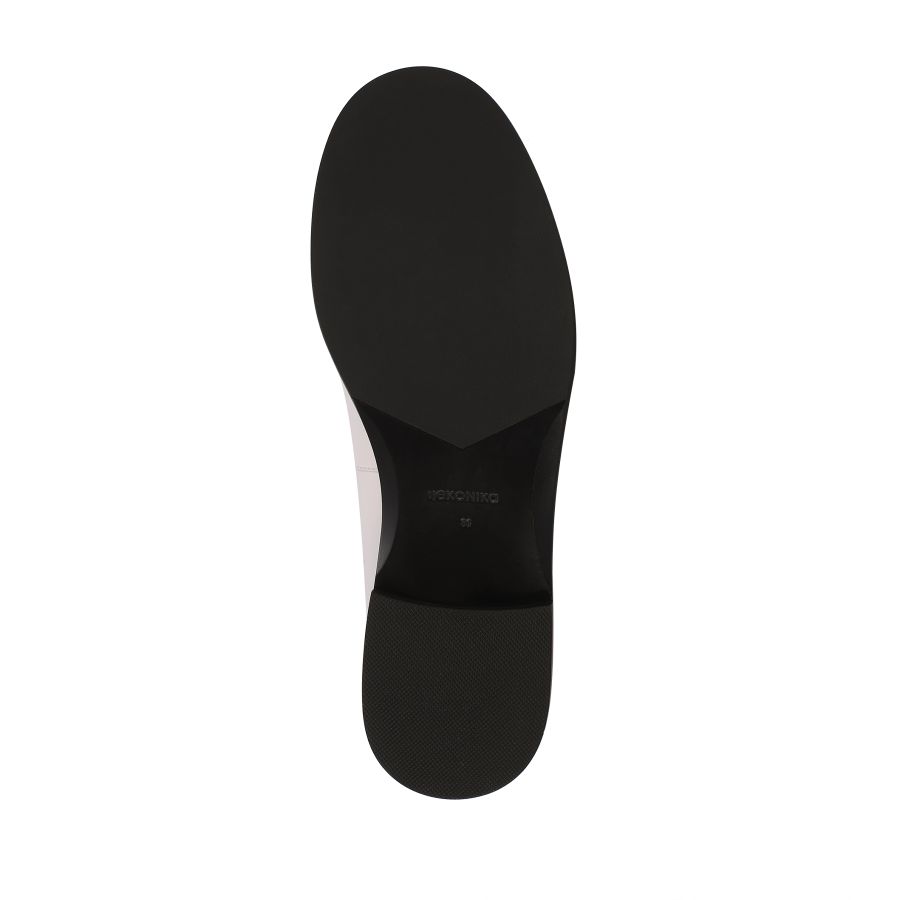 женские демисезонные лоферы EKONIKA EN01465CN-04-blanc-24L, фото 4
