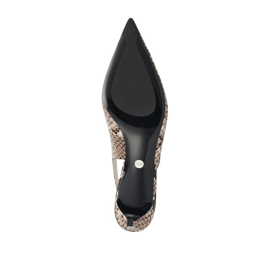 женские туфли слингбэки EKONIKA PREMIUM PM01068CN-04-snake.brown-25S, фото 4