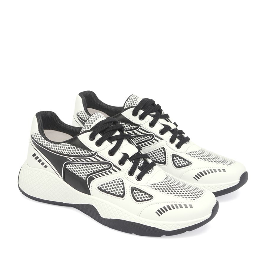 женские демисезонные кроссовки EKONIKA PREMIUM PM00833CN-03-white-black-24W, фото 2