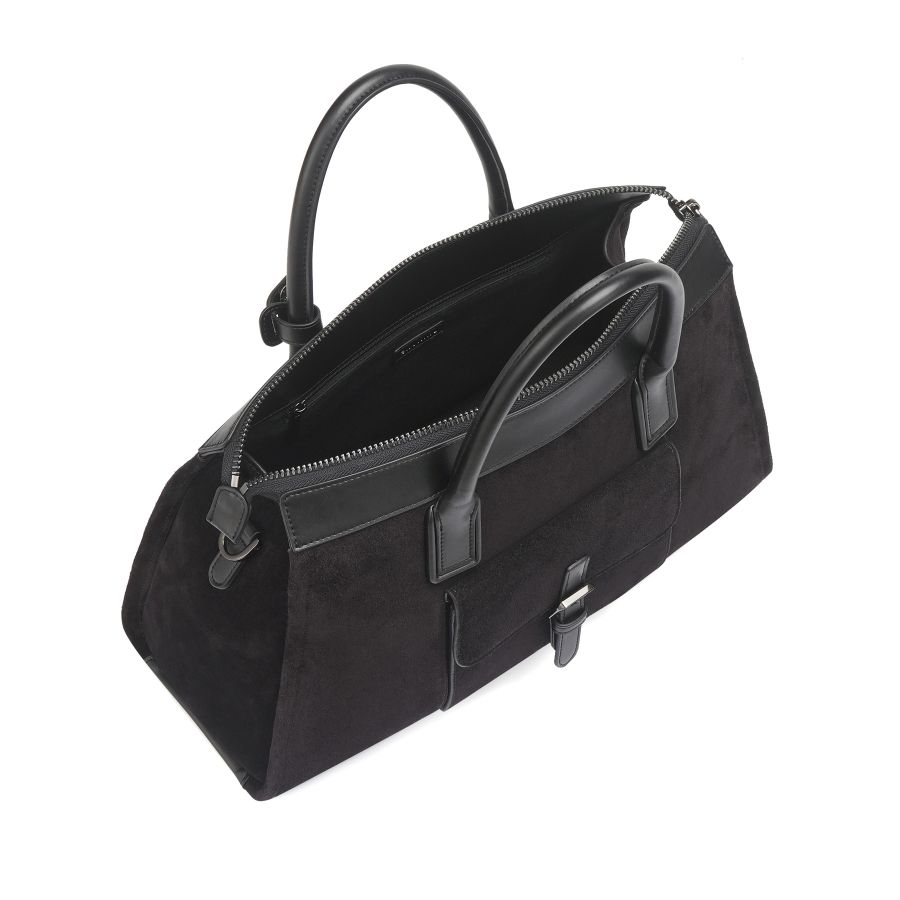 женская сумка-тоут EKONIKA EN39092-1-dk.brown-black-24W, фото 5