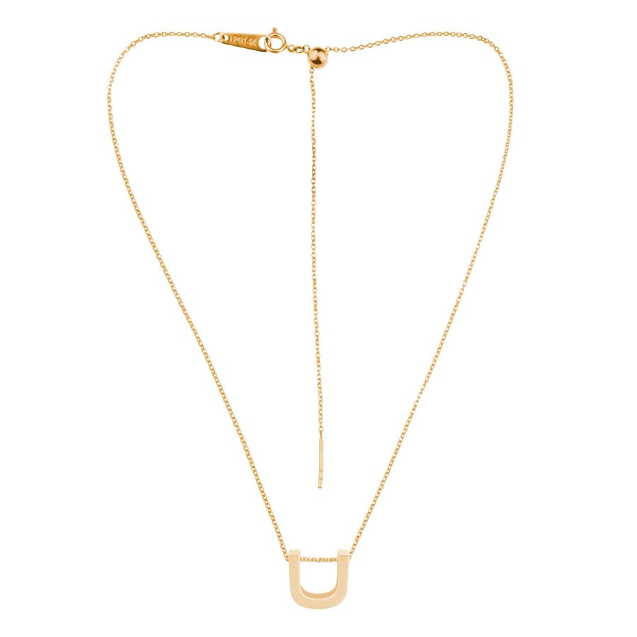 подвеска маленькая буква U EKONIKA EN-U-small-gold-UNI, фото 3