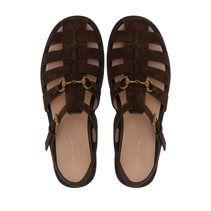 женские сандалии EKONIKA PREMIUM PM00258CN-03-mocca-25S, фото 3