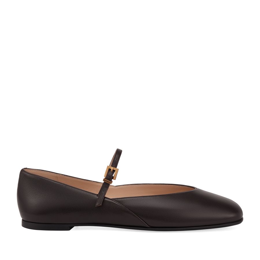 женские балетки Мэри Джейн EKONIKA EN01079CN-02-dk.brown-25S, фото 1