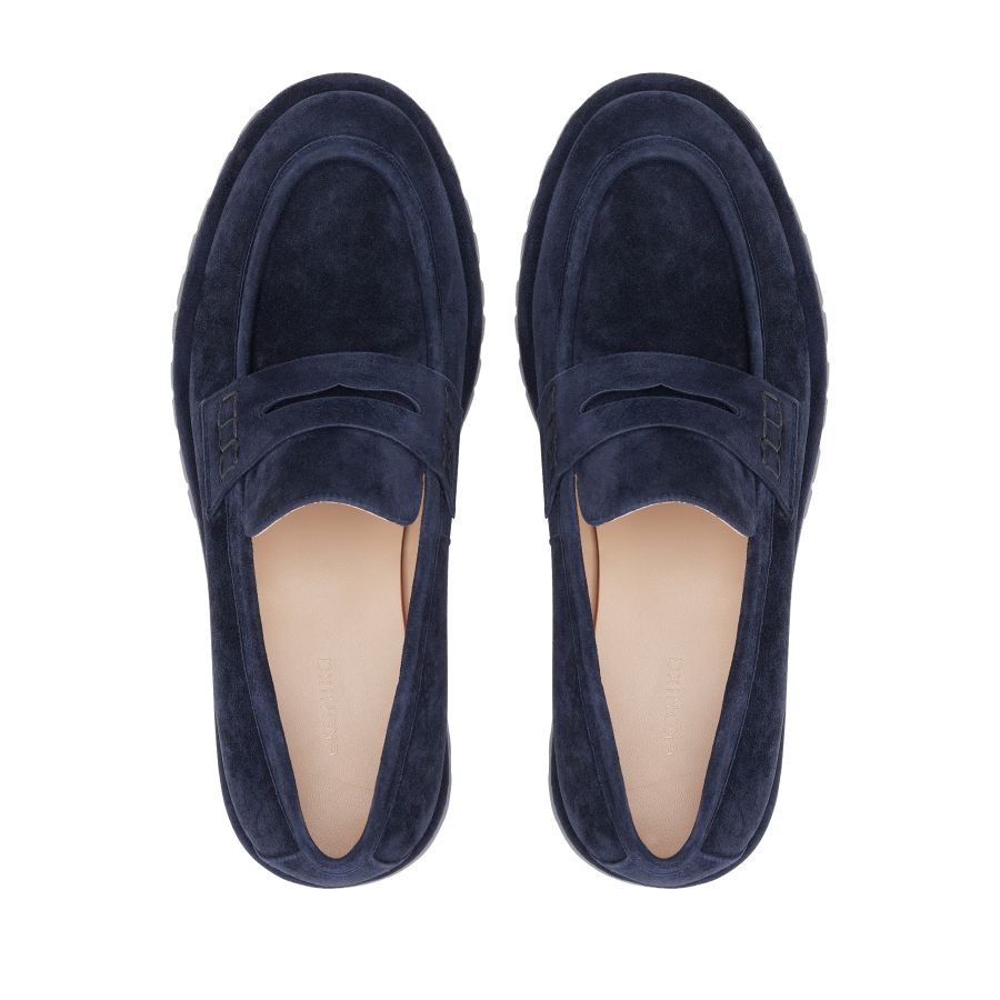 женские демисезонные лоферы EKONIKA EN01494CN-01-navy-25W, фото 3