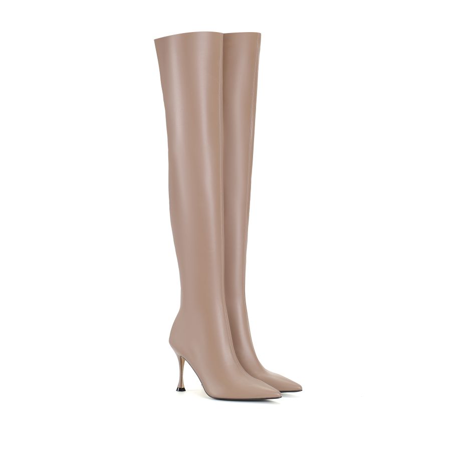 женские демисезонные ботфорты EKONIKA PREMIUM PM00001CN-23-02-dk.beige-22Z, фото 3