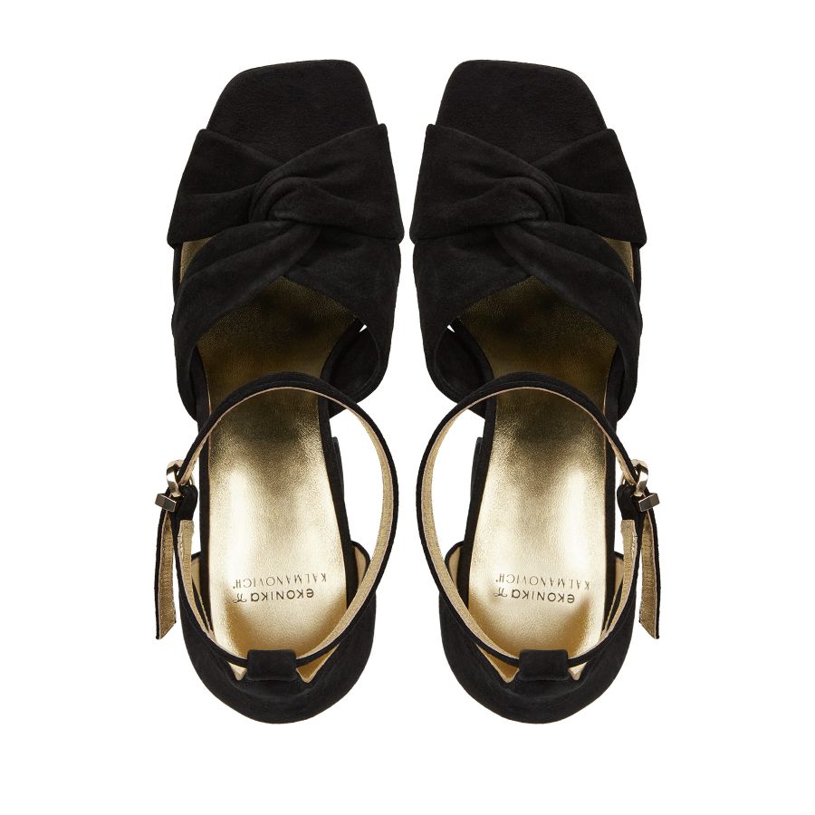 женские босоножки EKONIKA × KALMANOVICH KL01456CN-01-black-25W, фото 3