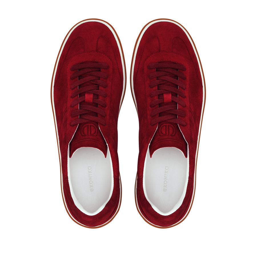 женские демисезонные кеды EKONIKA EN01145CN-01-berry-25W, фото 3