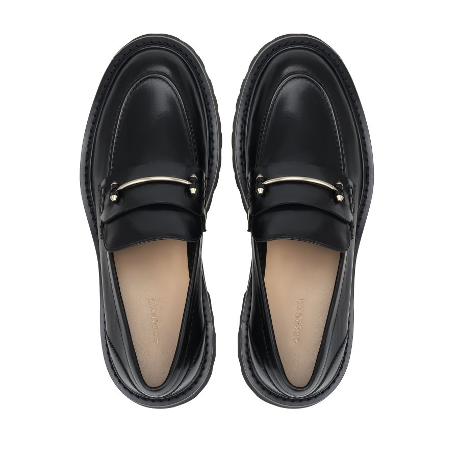 женские демисезонные лоферы EKONIKA EN00909CN-10-black-25W, фото 3