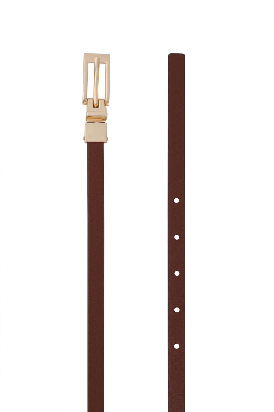 женский узкий двусторонний ремень EKONIKA EN32378-mediterra-walnut-25W, фото 4
