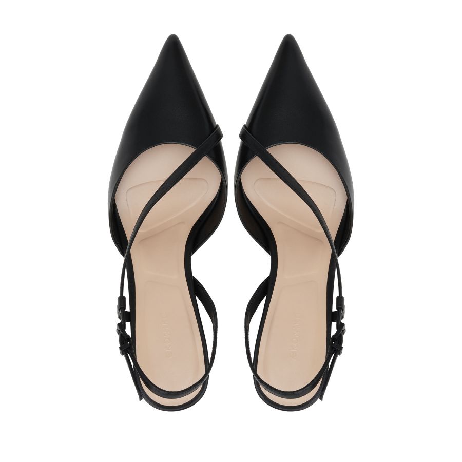 женские туфли слингбэки EKONIKA EN01262CN-01-black-25S, фото 3