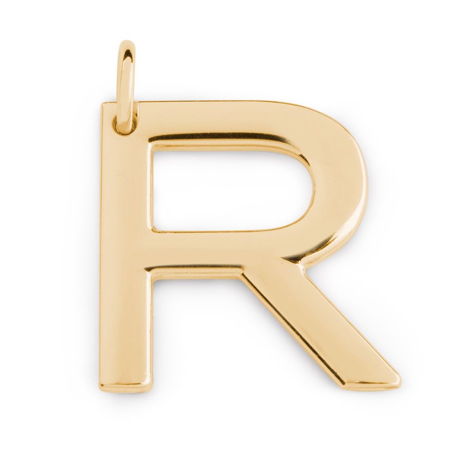 подвеска большая буква R EKONIKA EN-R-big-gold-UNI, фото 1