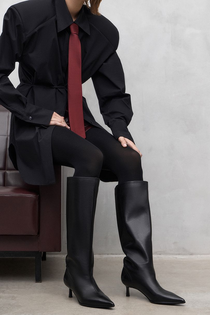 женские демисезонные сапоги EKONIKA EN00320CN-26-black-24W, фото 7