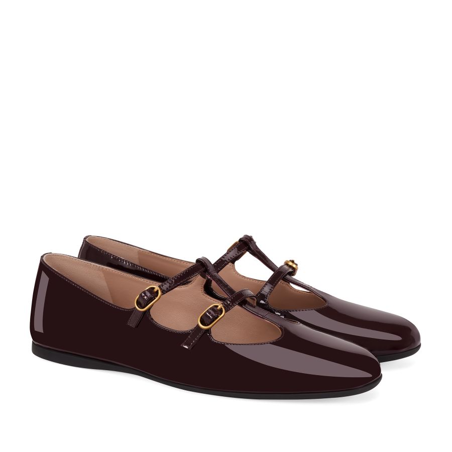 женские балетки Мэри Джейн EKONIKA PREMIUM PM01090CN-07-russet-25S, фото 2