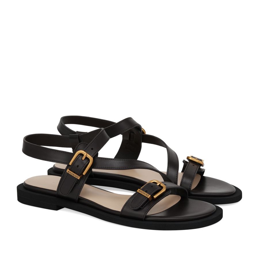 женские сандалии EKONIKA EN00291CN-08-dk.brown-25S, фото 2