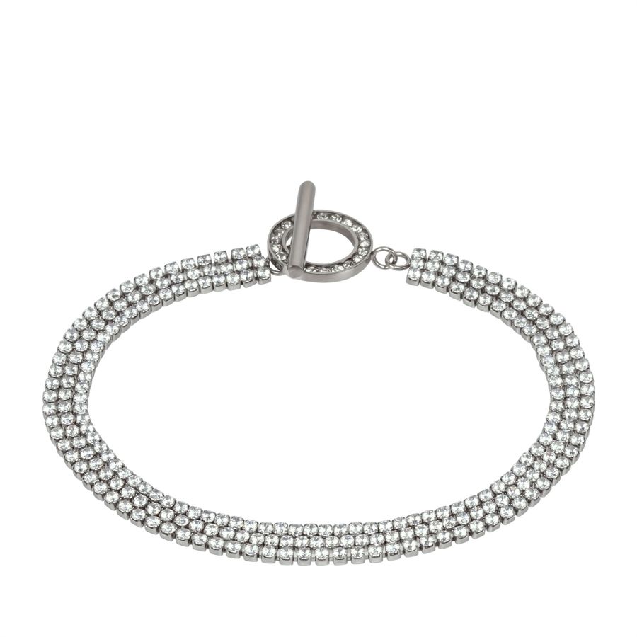 женский браслет EKONIKA PREMIUM PM40274-silver-white-25S, фото 1