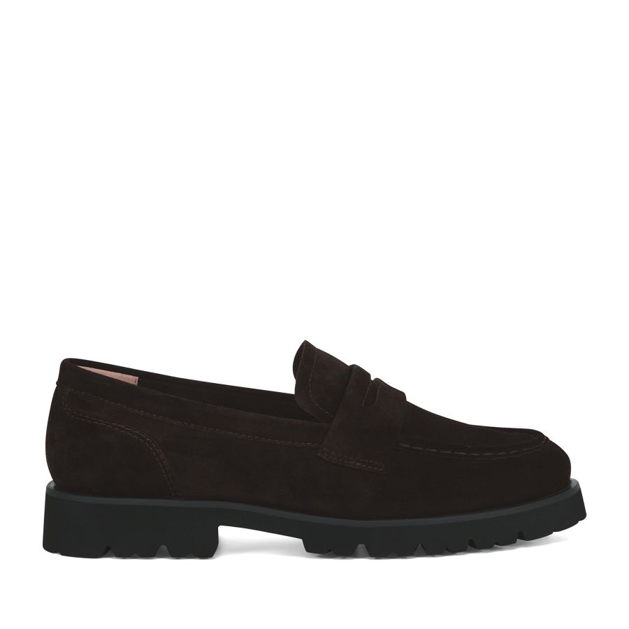 женские демисезонные лоферы EKONIKA EN00446CN-06-dk.brown-25W, фото 1