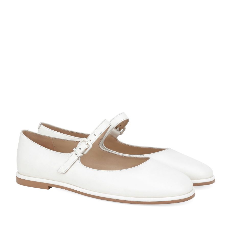 женские балетки Мэри Джейн EKONIKA EN01301CN-01-white-25S, фото 2
