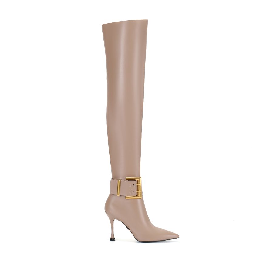 женские демисезонные ботфорты EKONIKA PREMIUM PM00001CN-23-02-dk.beige-22Z, фото 2