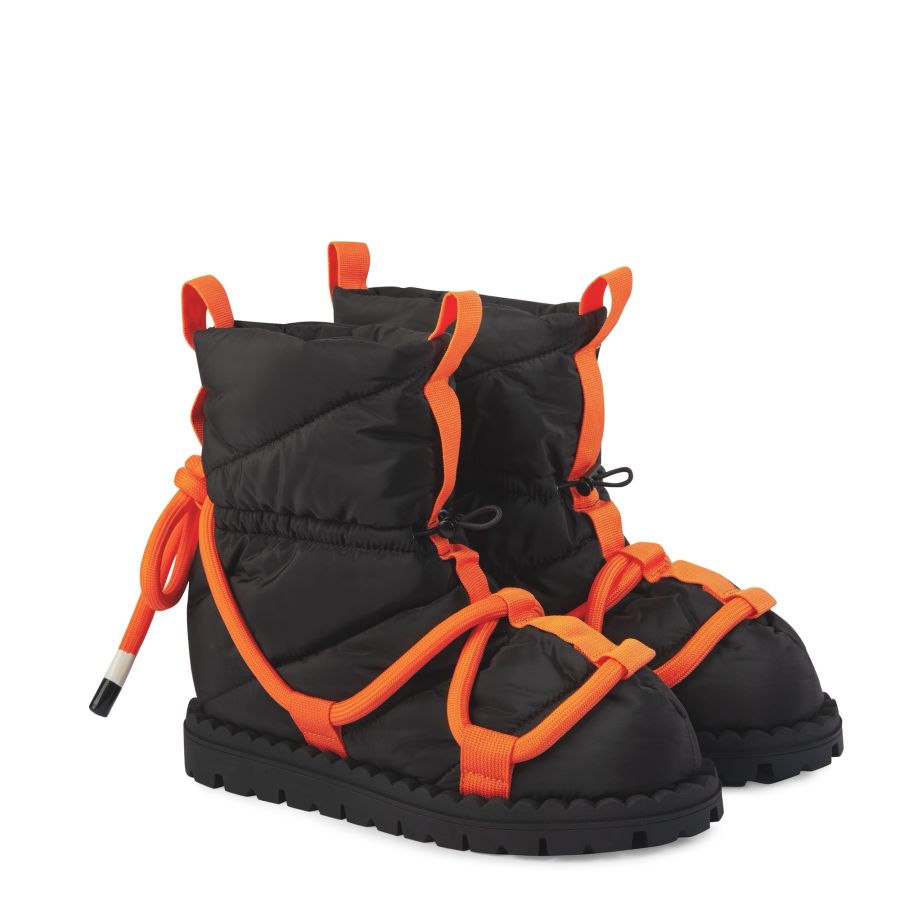 женские демисезонные дутики Яндекс Маркет x EKONIKA YN00151CN-22-black-orange-22Z, фото 6