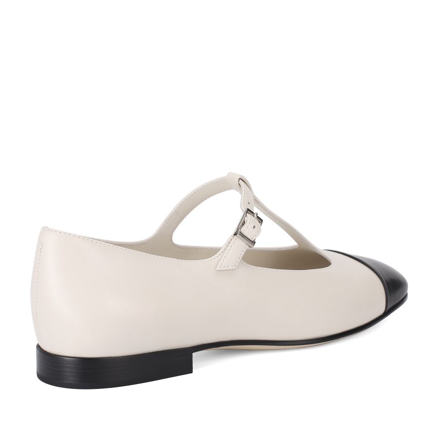женские балетки EKONIKA PREMIUM PM00699CN-04-white-black-24L, фото 5