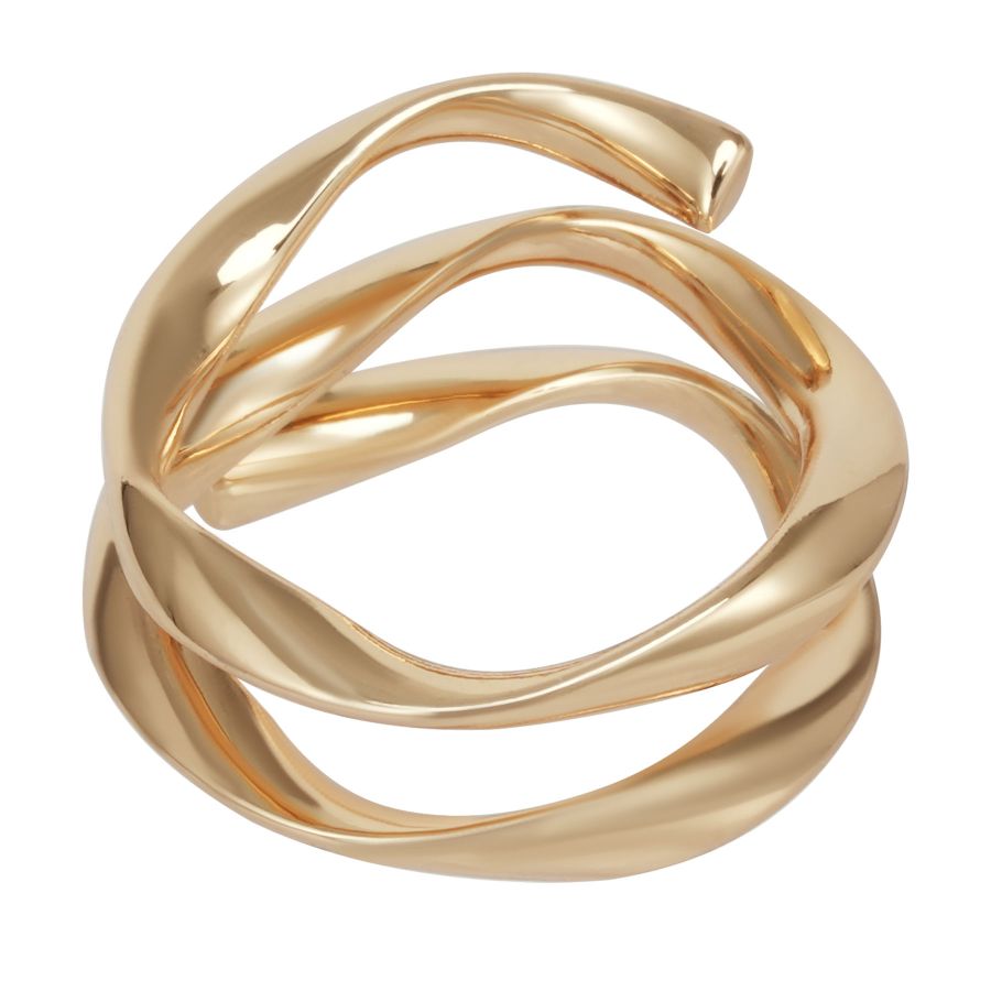 женские кольца (набор 2 шт.) EKONIKA EN47607-silver-gold-25S, фото 2