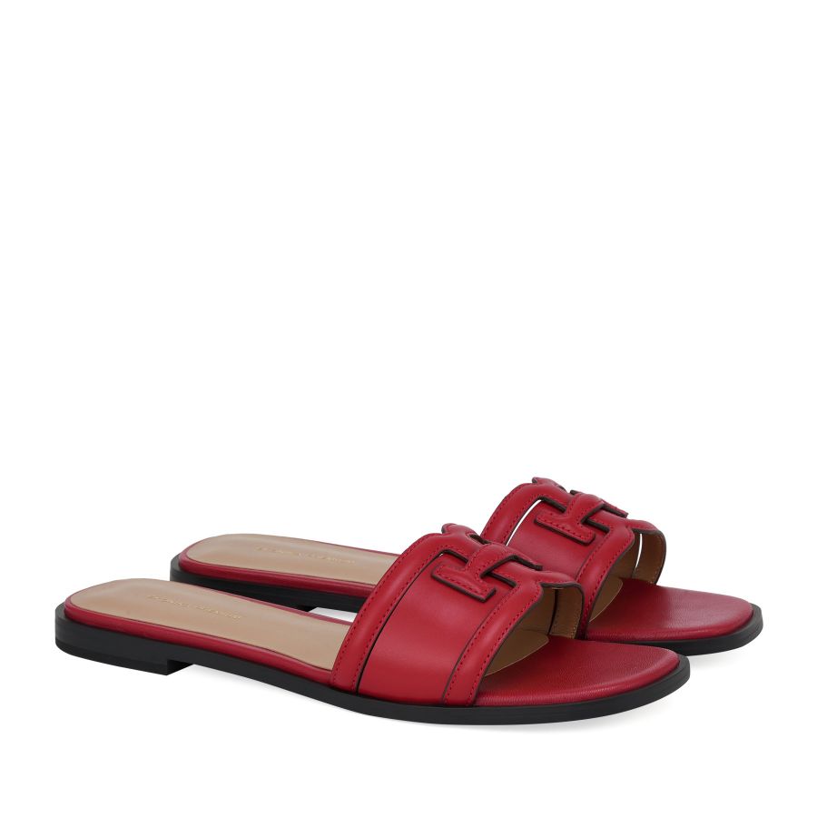 женские летние мюли EKONIKA PREMIUM PM00868CN-01-red-25S, фото 2