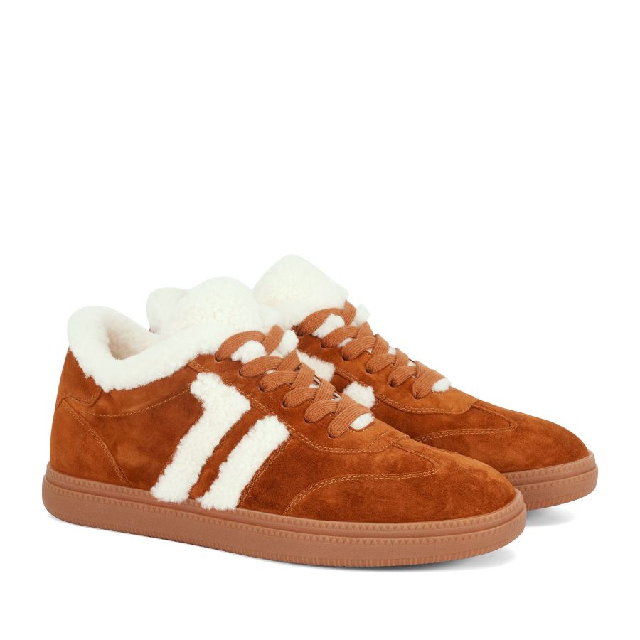 женские зимние кеды EKONIKA EN01358CN-21-cognac-25W, фото 2