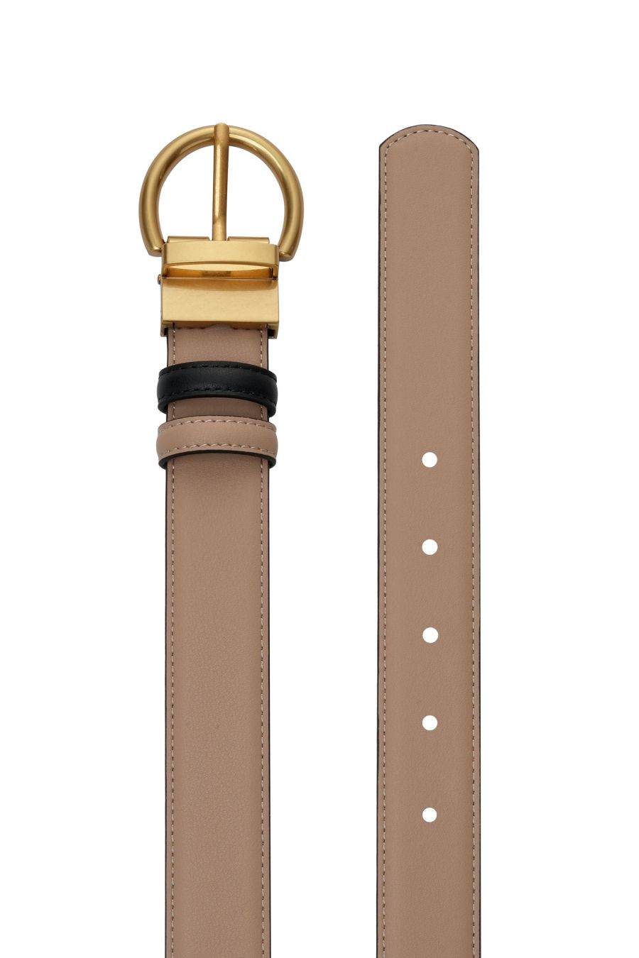 женский ремень EKONIKA PREMIUM PM32537-black-beige-25S, фото 4