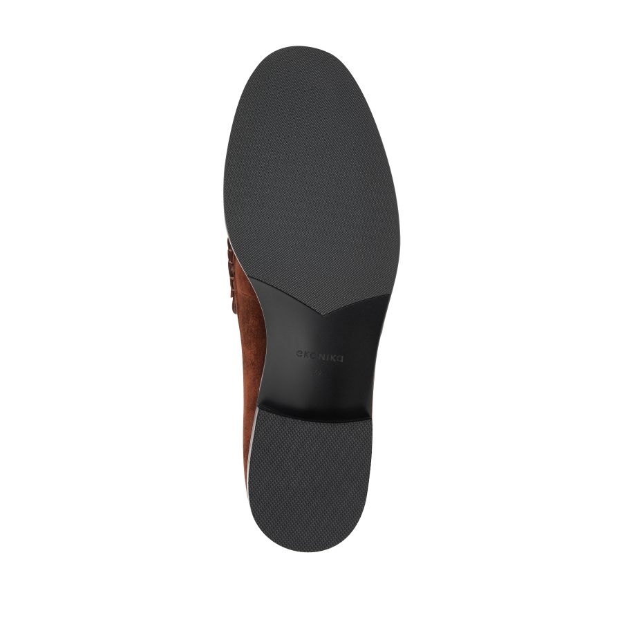 женские демисезонные лоферы EKONIKA EN01154CN-03-walnut-25W, фото 4