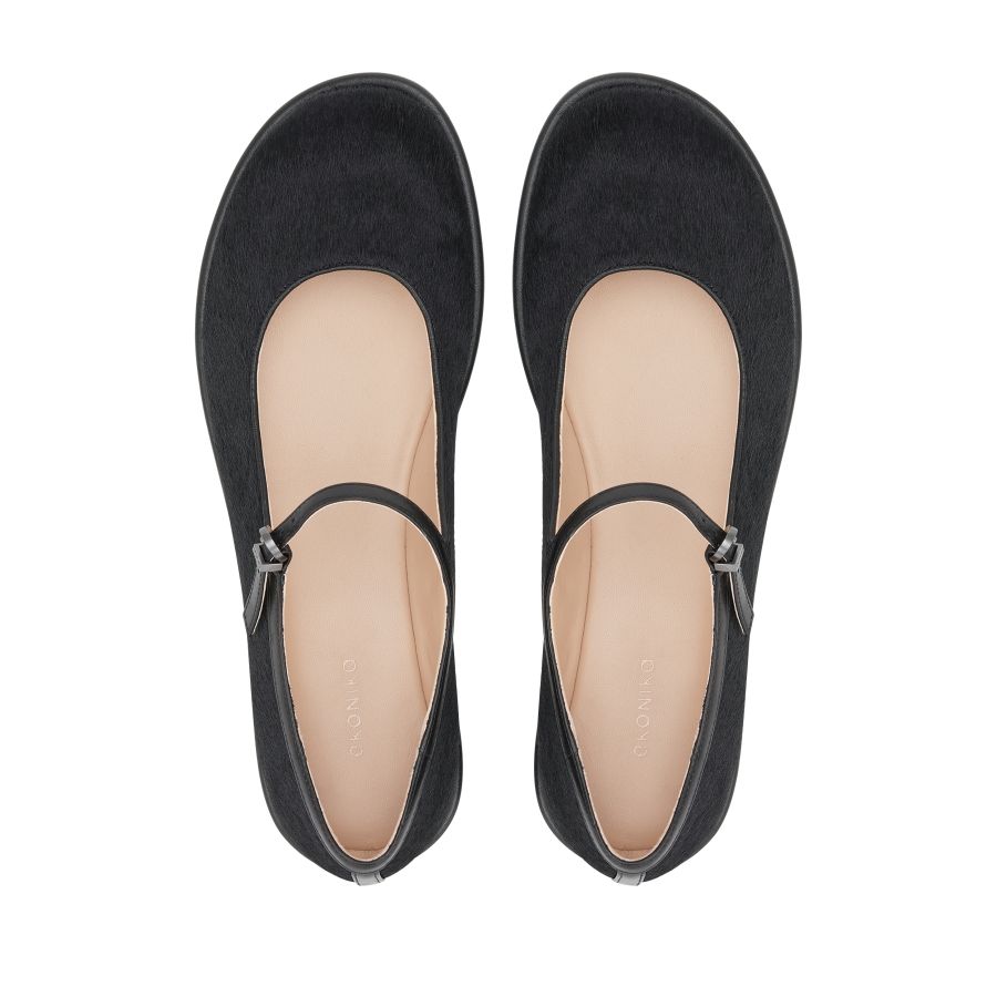 женские балетки Мэри Джейн EKONIKA EN00209CN-01-black-25W, фото 3