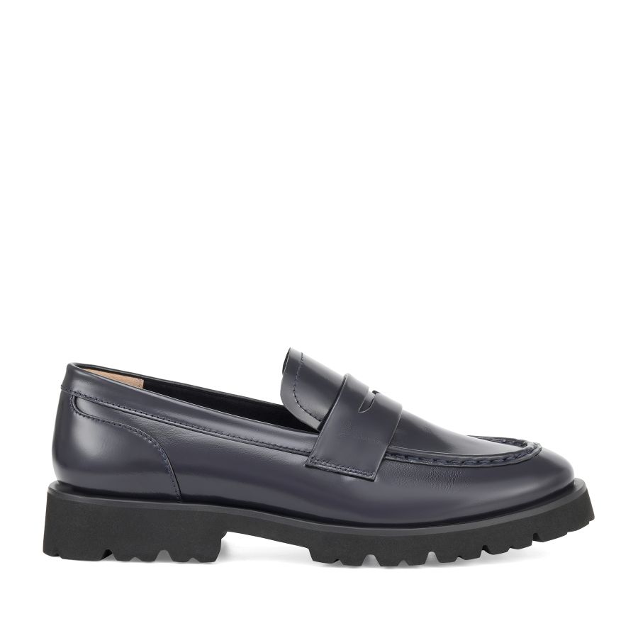 женские демисезонные лоферы EKONIKA EN00446CN-06-navy-25W, фото 1