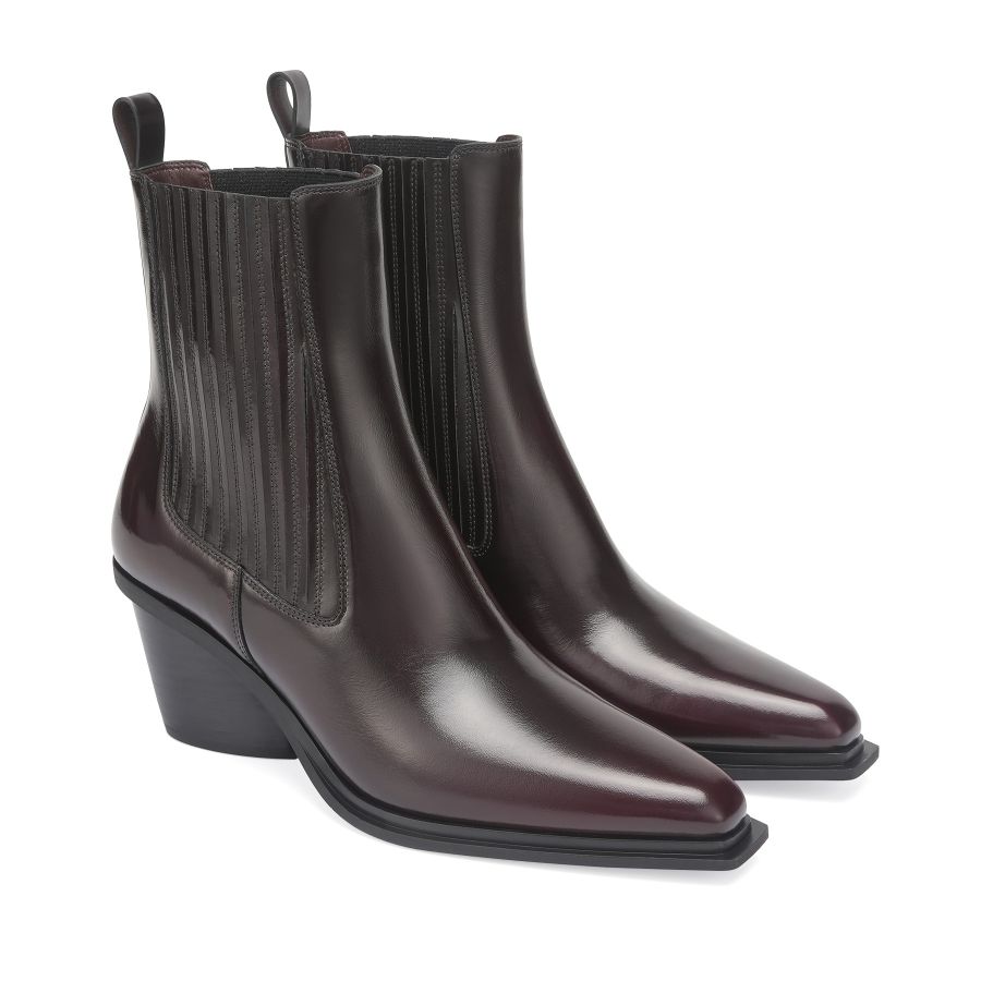 женские демисезонные челси EKONIKA EN00987CN-20-dk.bordo-24W, фото 2