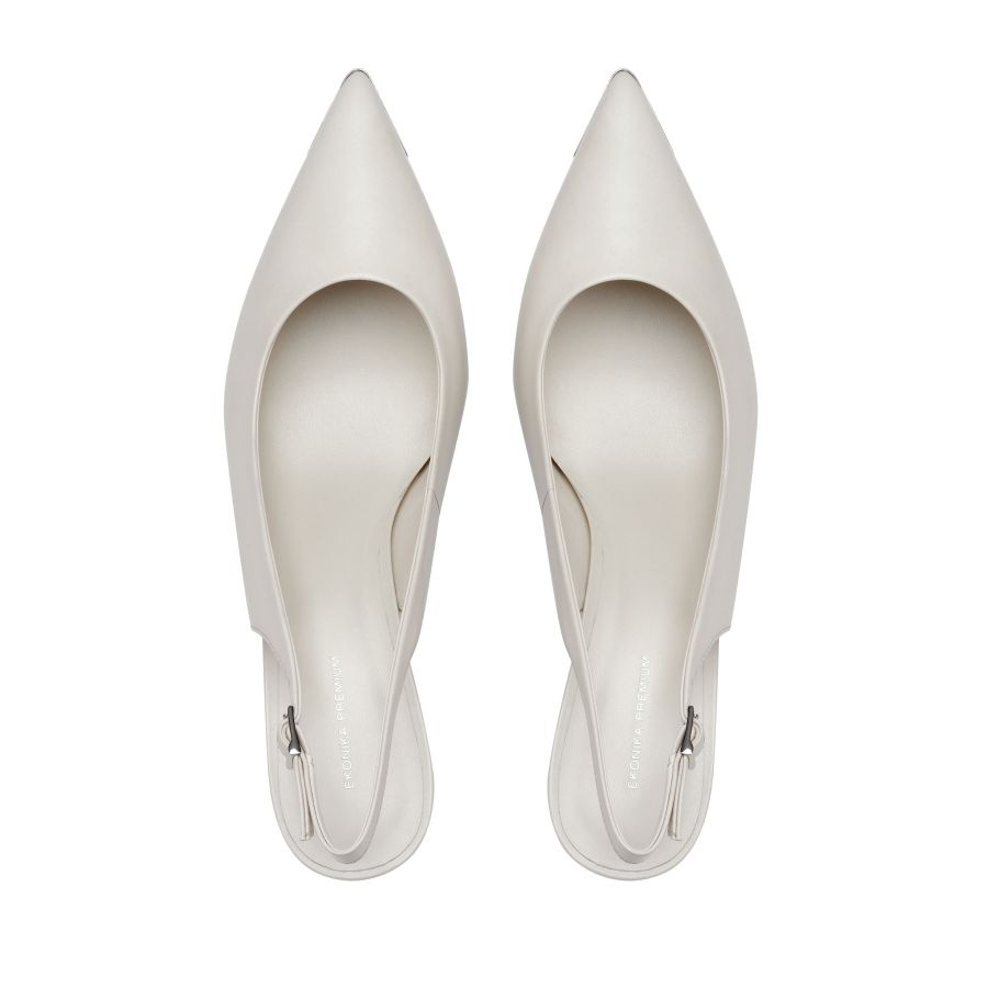 женские туфли слингбэки EKONIKA PREMIUM PM00801CN-01-off.white-25S, фото 3