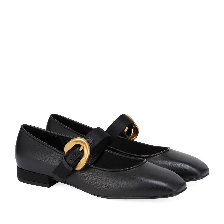 женские балетки Мэри Джейн EKONIKA PREMIUM PM00705CN-02-black-25S, фото 2